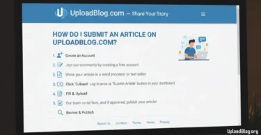 how do i submit an article on uploadblog.com