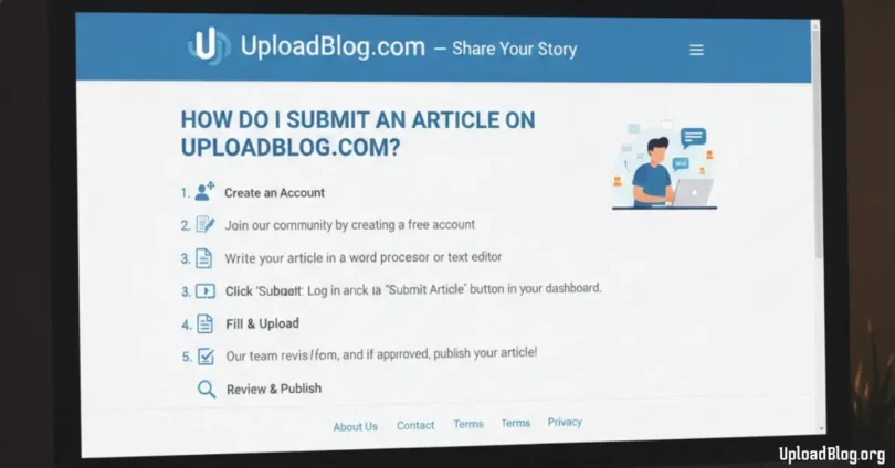 how do i submit an article on uploadblog.com