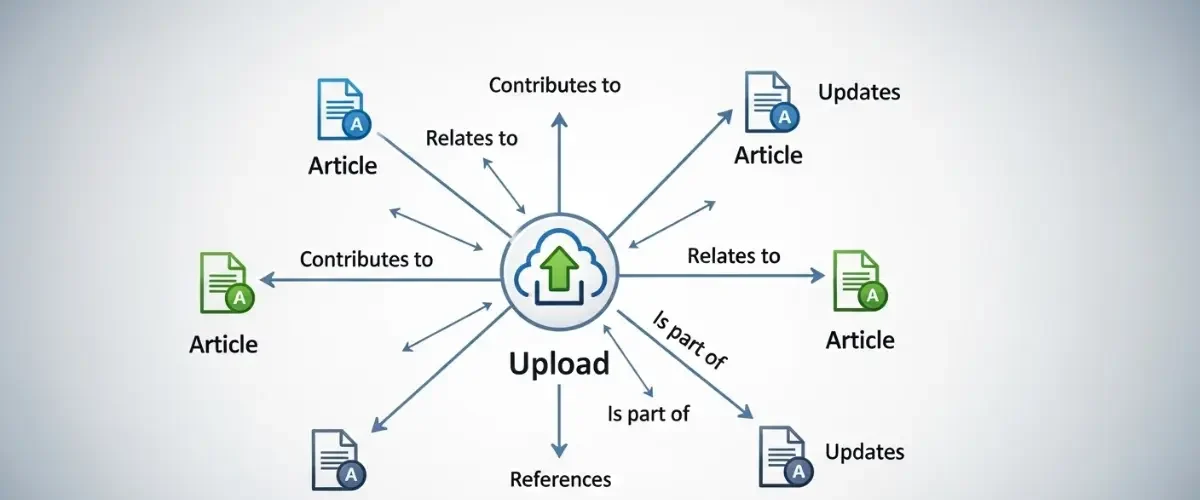 uploadarticle relationship