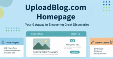 uploadblog.com homepage