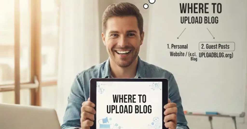 where to upload blog
