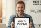 where to upload blog